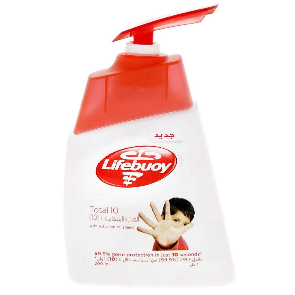 Lifebuoy Total 10 Hand Wash 200ml - Available at Alosra Online Supermarket