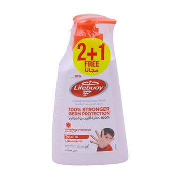 Lifebuoy Total 10 Hand Wash 200ml 2+1 Free [Special Offer] 