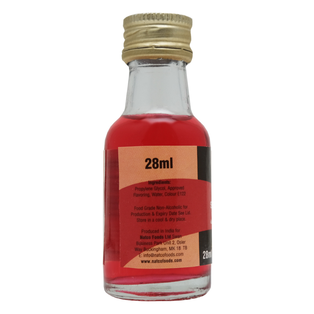 Natco Strawberry Flavouring Essence 28ml back image