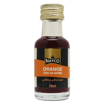 Natco Orange Food Colouring 28ml - Available at Alosra Online Supermarket