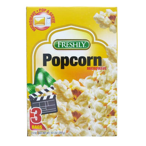 Freshly Movie Theatre Microwave Popcorn [3 Pack] 297g - Available at Alosra Online Supermarket