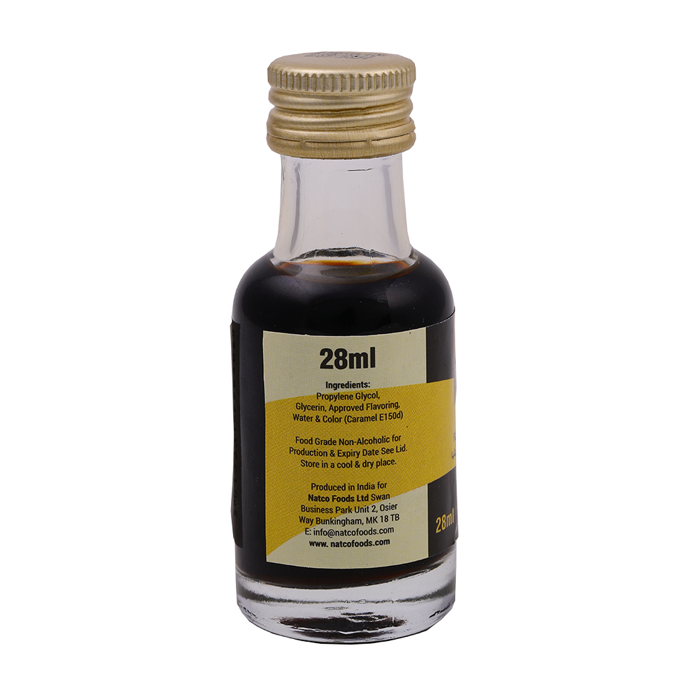 Natco Vanilla Flavouring Essence 28ml back image