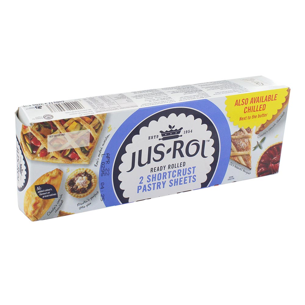 Jus-Rol Shortcrust Pastry Sheets 640g - Available at Alosra Online Supermarket