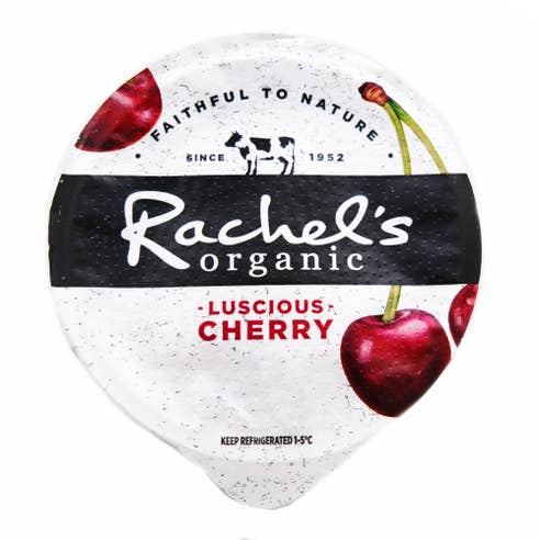 Rachel's Organic Forbidden Fruits Cherry Yogurt 150g - Available at Alosra Online Supermarket