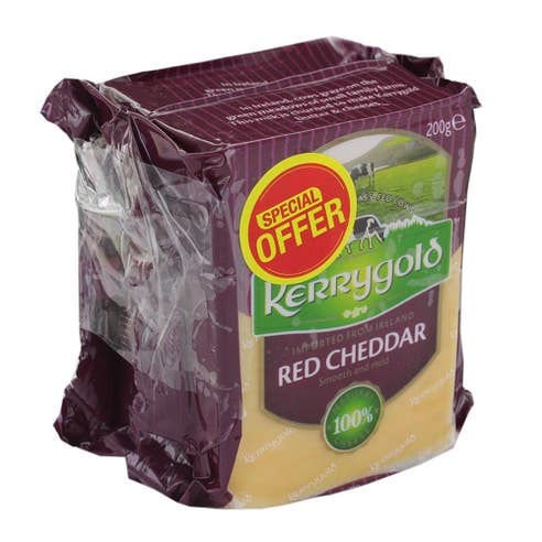 Kerrygold Red Cheddar Cheese 2x200g [Special Offer] - Available at Alosra Online Supermarket