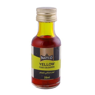 Natco Yellow Food Colouring 28ml - Available at Alosra Online Supermarket