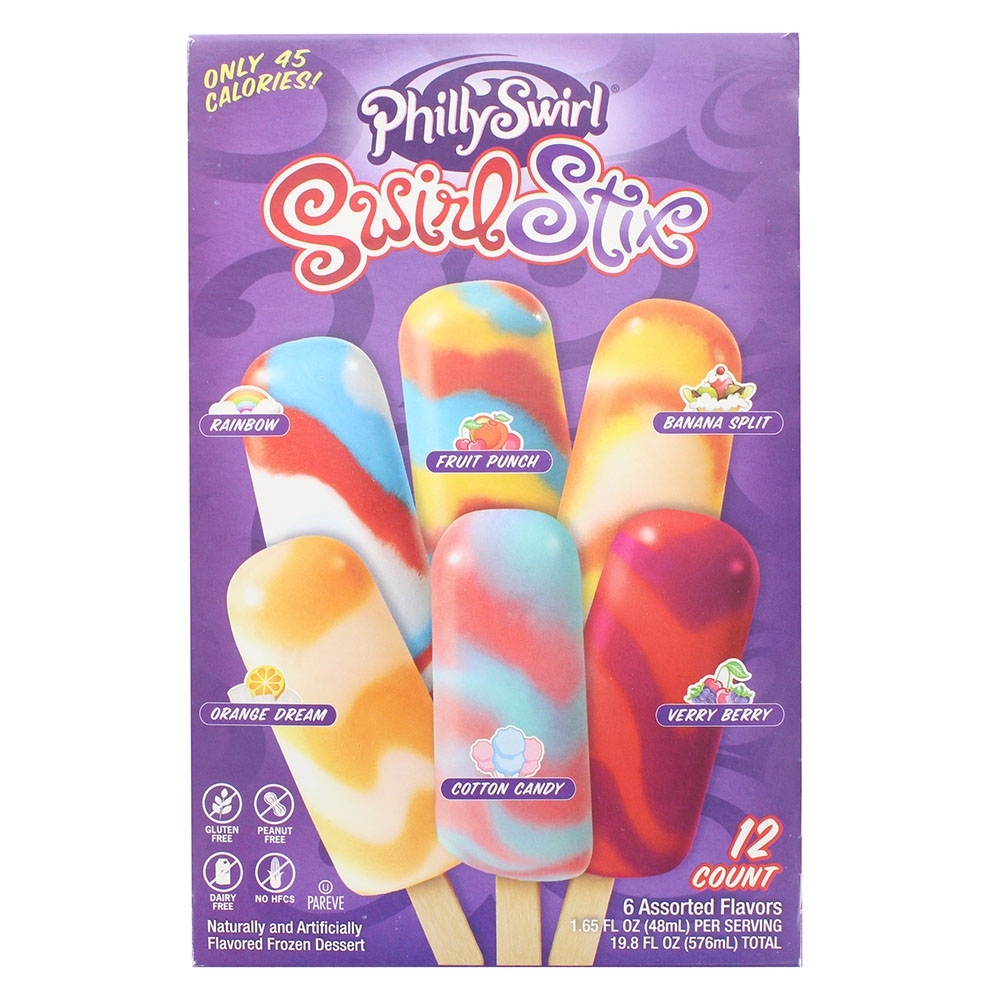 Philly Swirl Sorbet Stix 576ml - Available at Alosra Online Supermarket