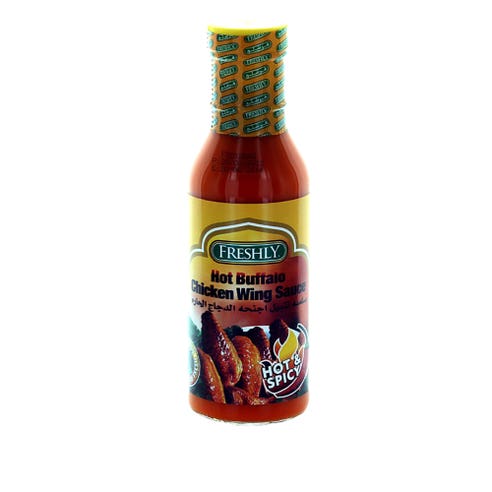 Freshly Hot Buffalo Chicken Wing Sauce 12oz - Available at Alosra Online Supermarket
