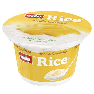 Muller Vanilla Custard Rice 180g - Available at Alosra Online Supermarket