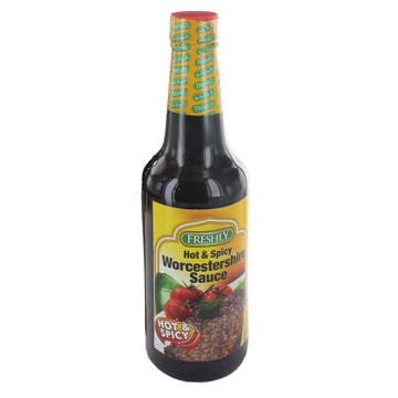 Freshly Hot & Spicy Worcestershire Sauce 295ml - Available at Alosra Online Supermarket