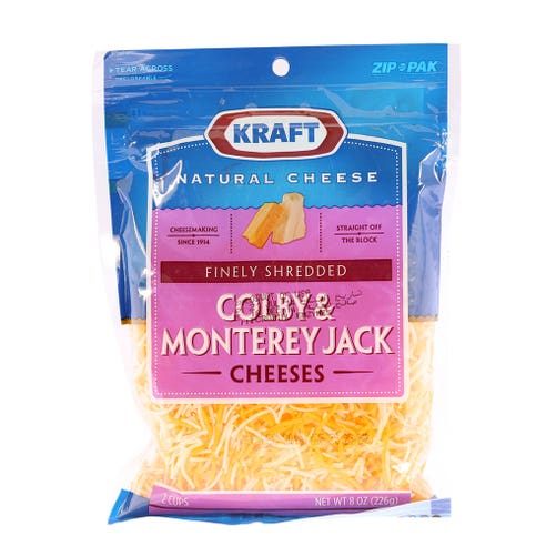 Kraft Finely Shredded Colby & Monterey Jack Cheese 226g – Available at Alosra Online Supermarket