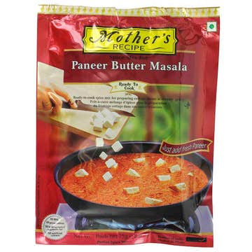 Mother's Recipe Paneer Butter Masala Mix 75g - Available at Alosra Online Supermarket