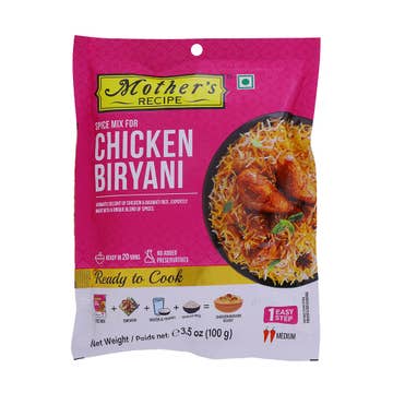Mother's Recipe Chicken Biryani Mix 100g - Available at Alosra Online Supermarket