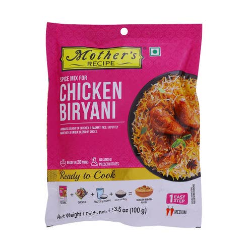 Mother's Recipe Chicken Biryani Mix 100g - Available at Alosra Online Supermarket