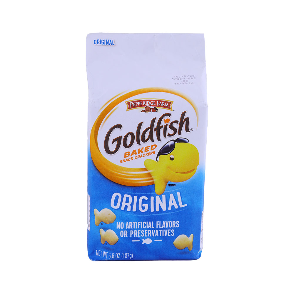 Pepperidge Farm Original Goldfish Baked Snack Crackers 187g - Available at Alosra Online Supermarket