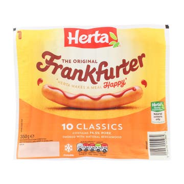 Herta The Original Frankfurter 10 Classics 350g [Contains Pork] - Available at Alosra Online Supermarket