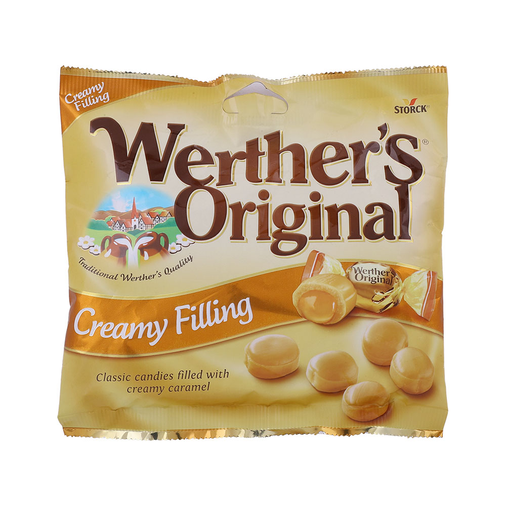 Storck Werther's Original Caramel Filled Cream Candies 125g - Available at Alosra Online Supermarket