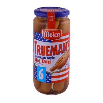 Meica Truemans American Style Hot Dogs 545g [Contains Pork] - Available at Alosra Online Supermarket