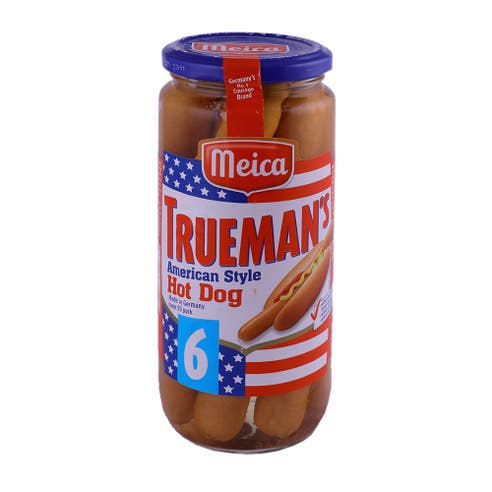 Meica Truemans American Style Hot Dogs 545g [Contains Pork] - Available at Alosra Online Supermarket