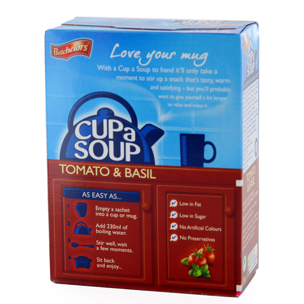 Batchelors Cup a Soup Tomato & Basil 104g - Available at Alosra Online Supermarket