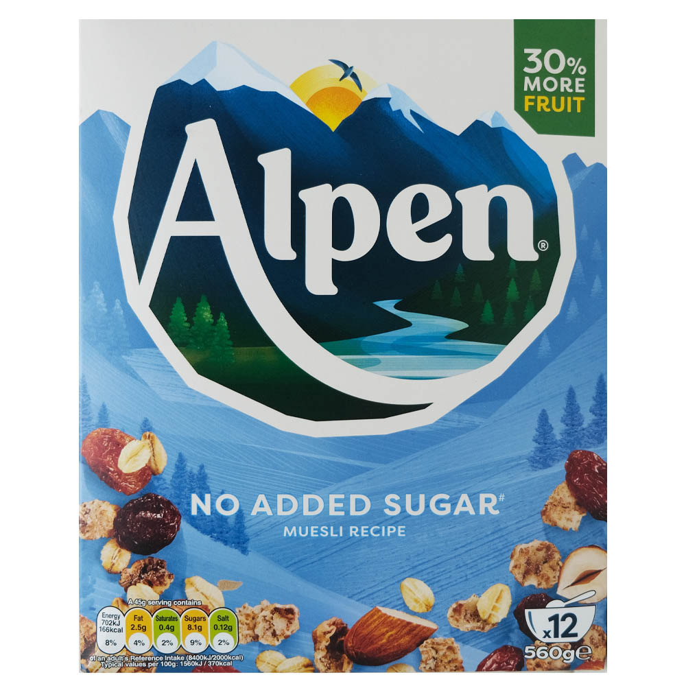 Alpen No Added Sugar Muesli 560g