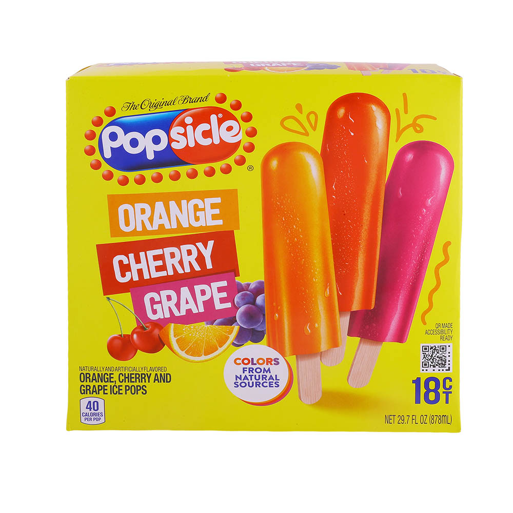 Popsicle - Orange Cherry Grape 39.6oz - Available at Alosra Online Supermarket
