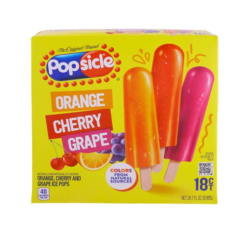 Popsicle - Orange Cherry Grape 39.6oz - Available at Alosra Online Supermarket