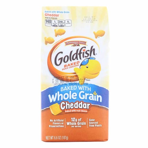 Pepperidge Farm Goldfish Baked Snack Crackers 187g - Available at Alosra Online Supermarket