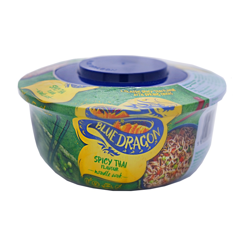 Blue Dragon Spicy Thai Noodles 67g back image