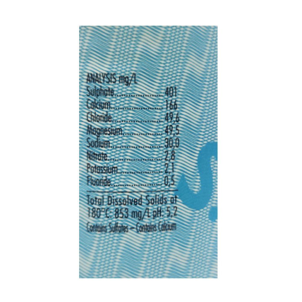 S.Pellegrino Sparkling Water 1L back image