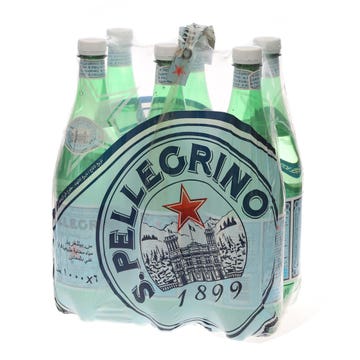 S.Pellegrino Sparkling Water 1000ml [6 Pack] - Available at Alosra Online Supermarket