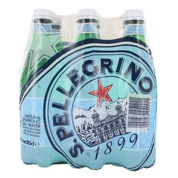 S.Pellegrino Sparkling Water 500ml [6 Pack] - Available at Alosra Online Supermarket