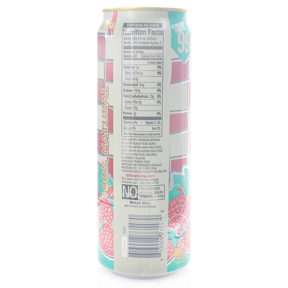 Arizona Ice Tea With Raspberry 680ml back image