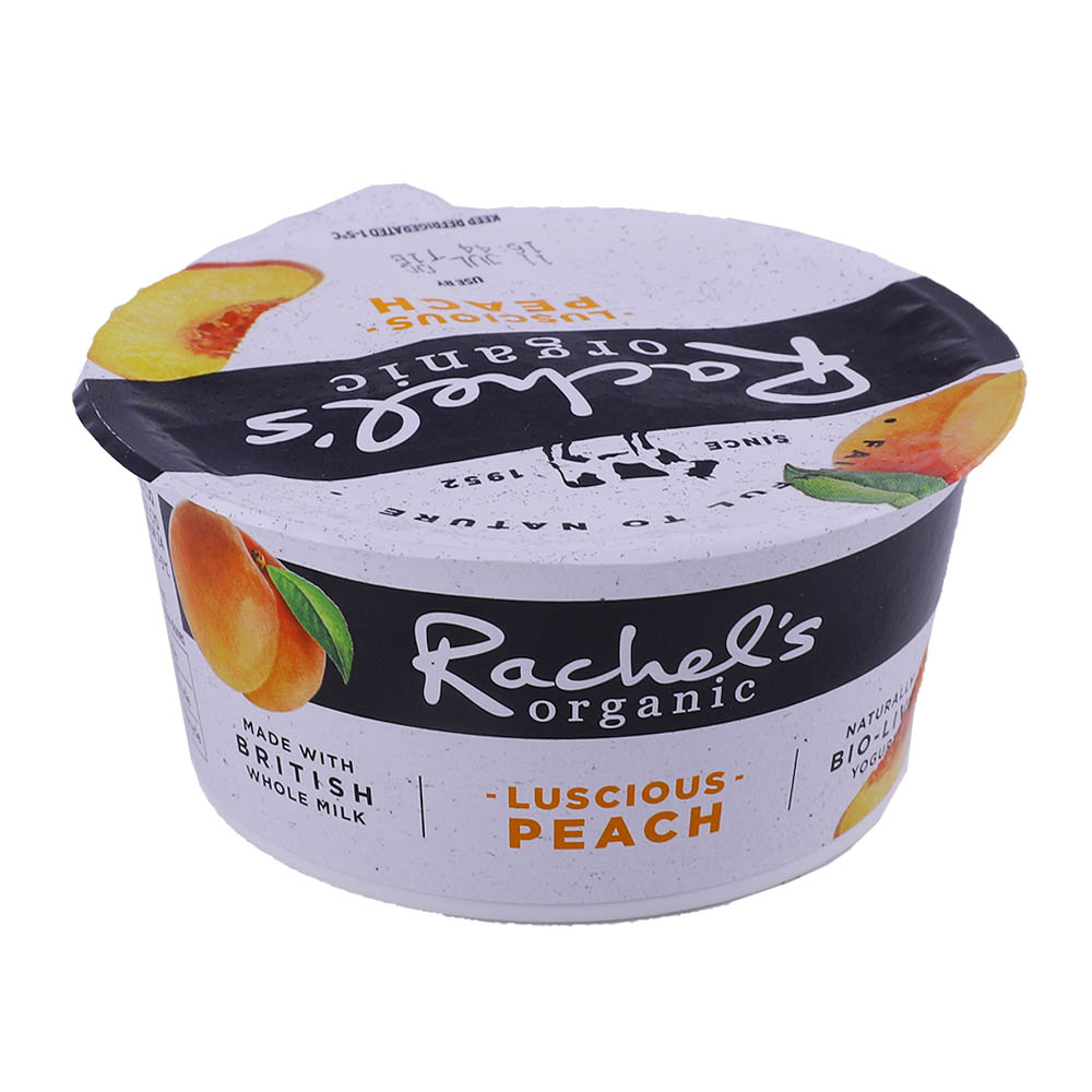 Rachel's Organic Low Fat Peach 150g 