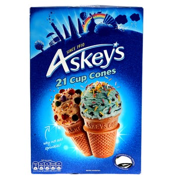 Askeys Cup Cornets 21's 134g - Available at Alosra Online Supermarket
