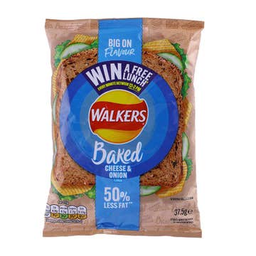 Walkers Baked Cheese & Onion Chips 37.5g - Available at Alosra Online Supermarket