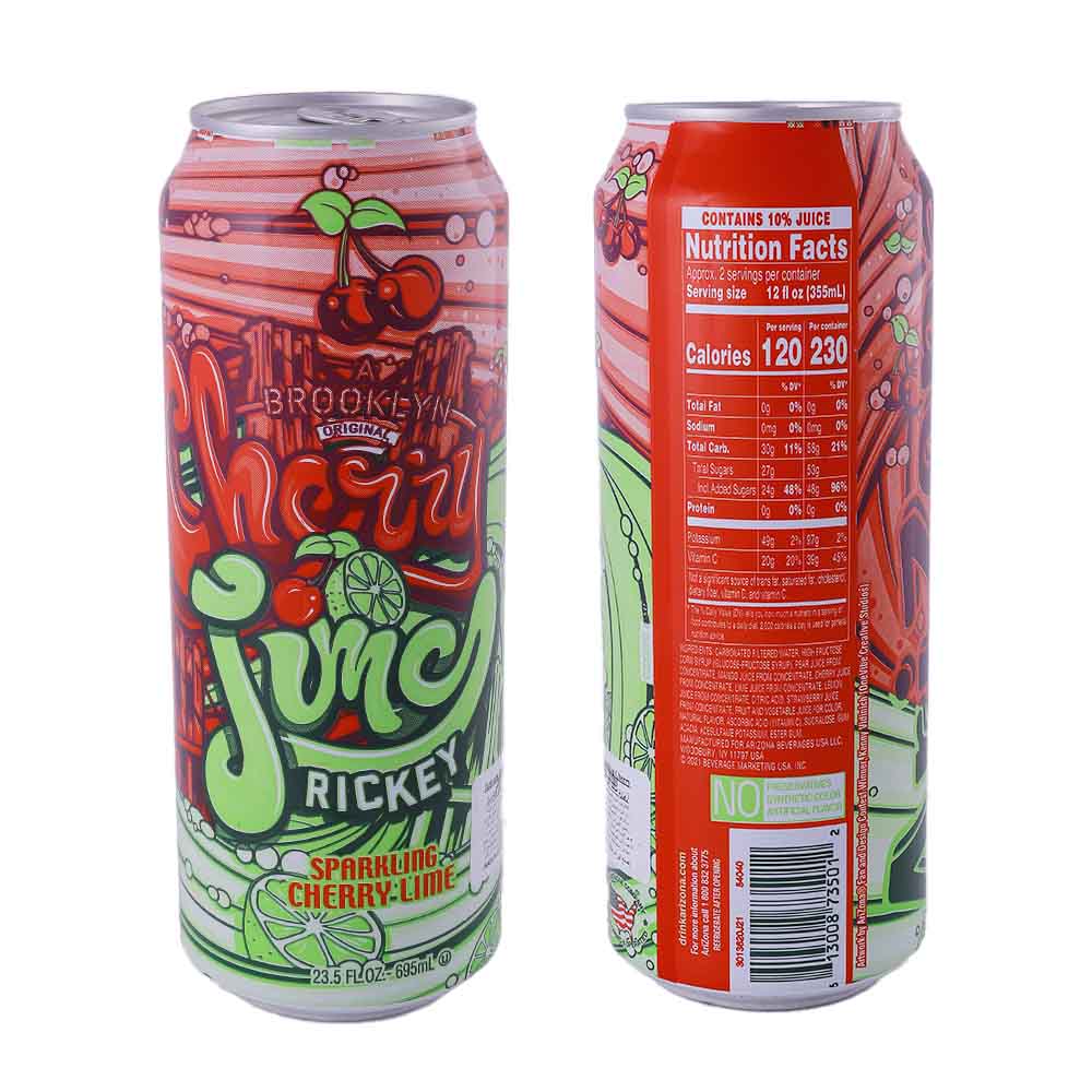 AriZona Cherry Lime Rickey Drink 652g back image