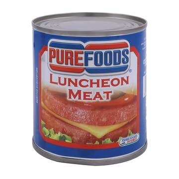 Pure Foods Luncheon Meat 215g [Contains Pork] - Available at Alosra Online Supermarket