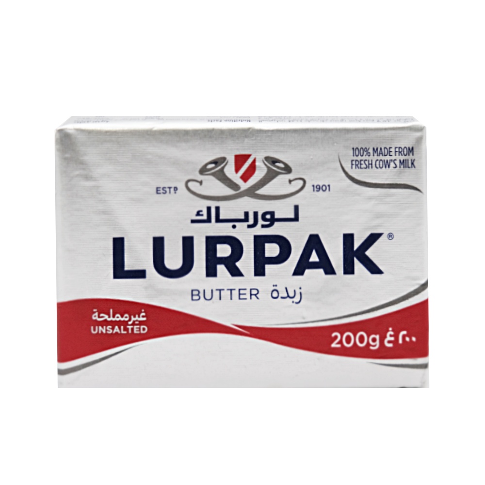 Lurpak Unsalted Butter 200g - Available at Alosra Online Supermarket