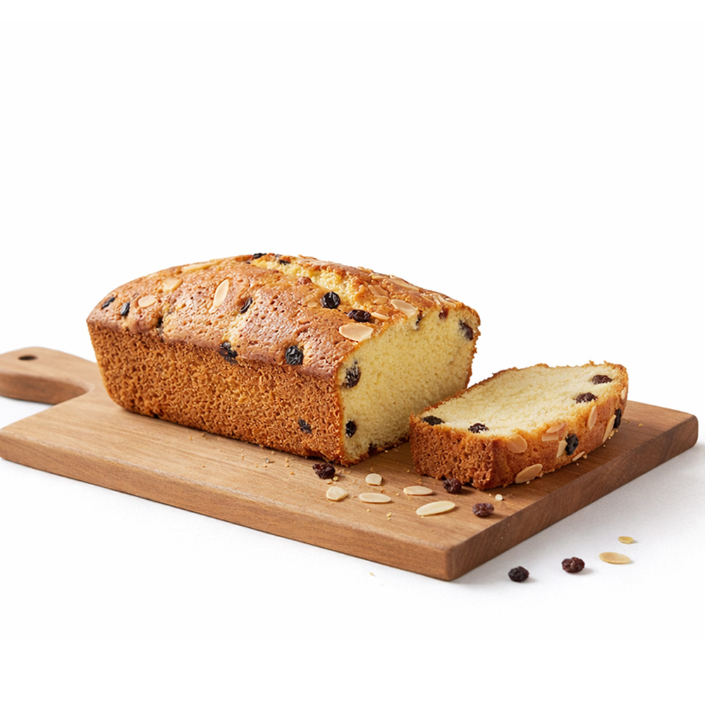 Almond & Sultana Cake Loaf - Available at Alosra Online Supermarket