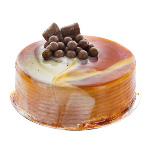 Caramel Cake 1Kg - Available at Alosra Online Supermarket