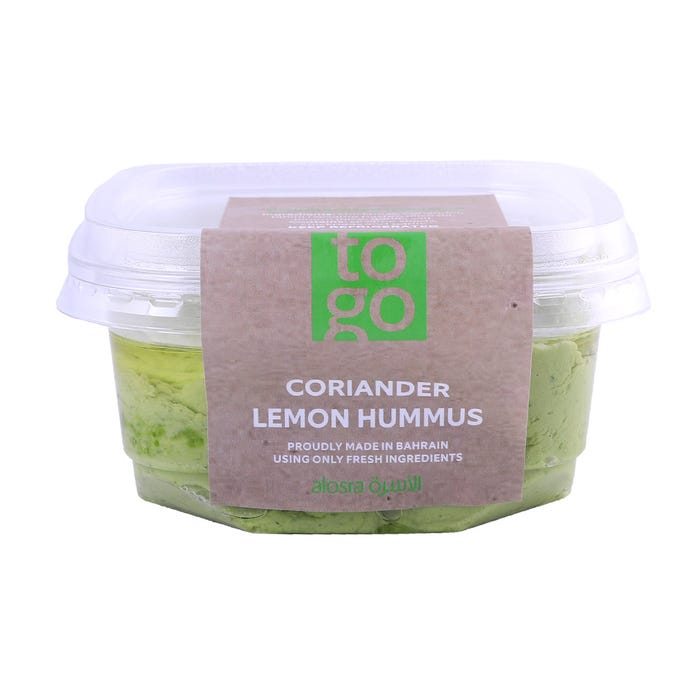 Hummus with Corriander & Lemon