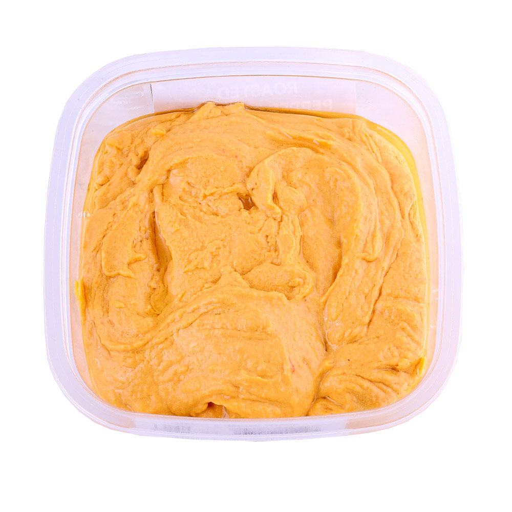 Hummus with Roasted Pepper right side image