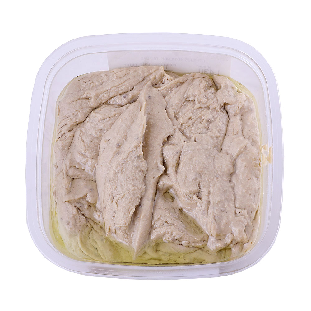 Hummus with Black Olives back image
