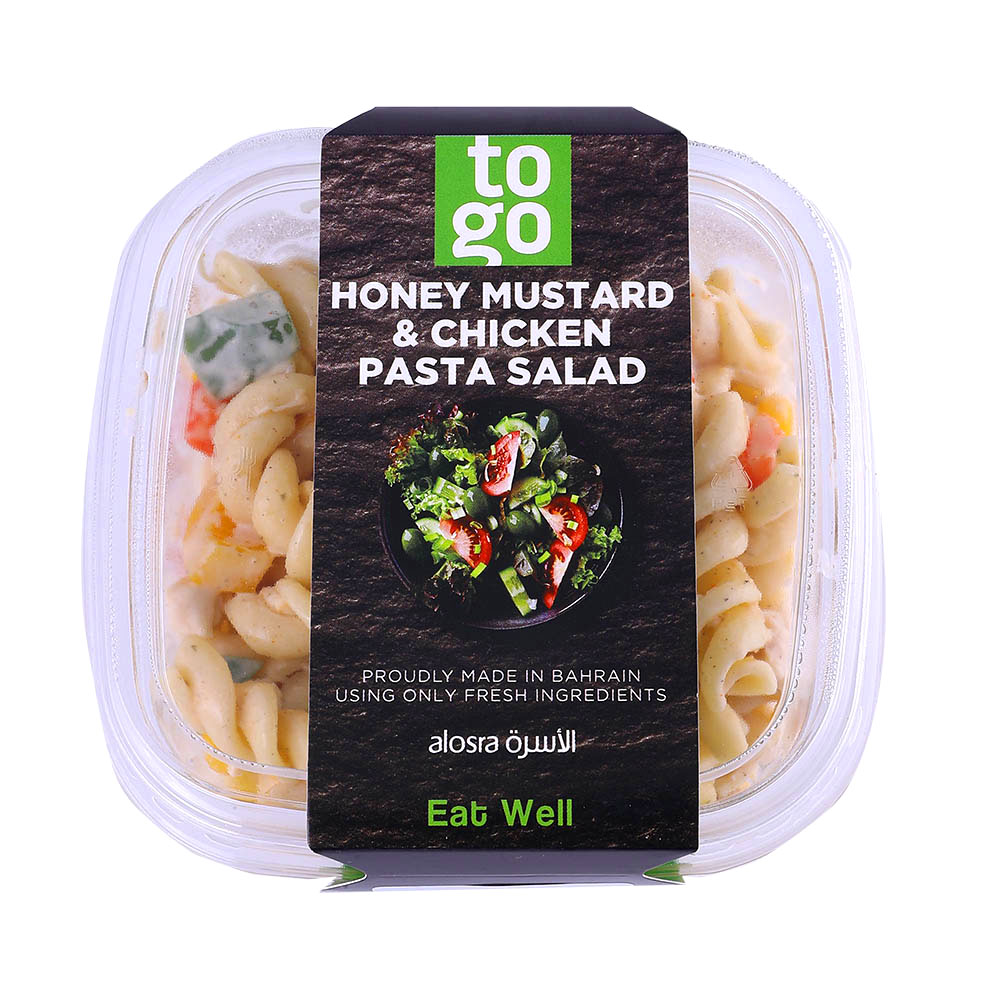 Honey Mustard & Chicken Pasta Salad 300g - Available at Alosra Online Supermarket