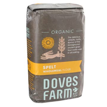 Doves Farm Organic Spelt Wholemeal Flour 1Kg - Available at Alosra Online Supermarket