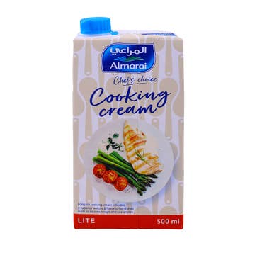 Almarai Cooking Cream Lite 500ml - Available at Alosra Online Supermarket