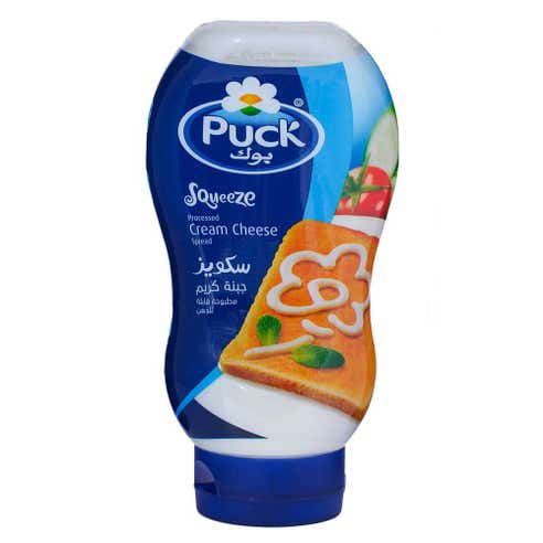 Puck Squeeze Cream Cheese 400g - Available at Alosra Online Supermarket