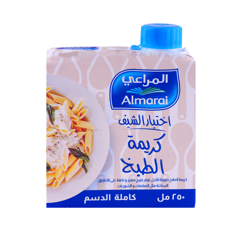 Almarai Cooking Cream Full Fat 250ml back image