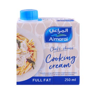 Almarai Cooking Cream Full Fat 250ml - Available at Alosra Online Supermarket